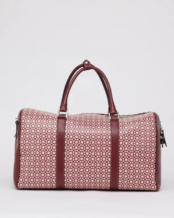luxury leather travel bag and weekend bag nora's bags