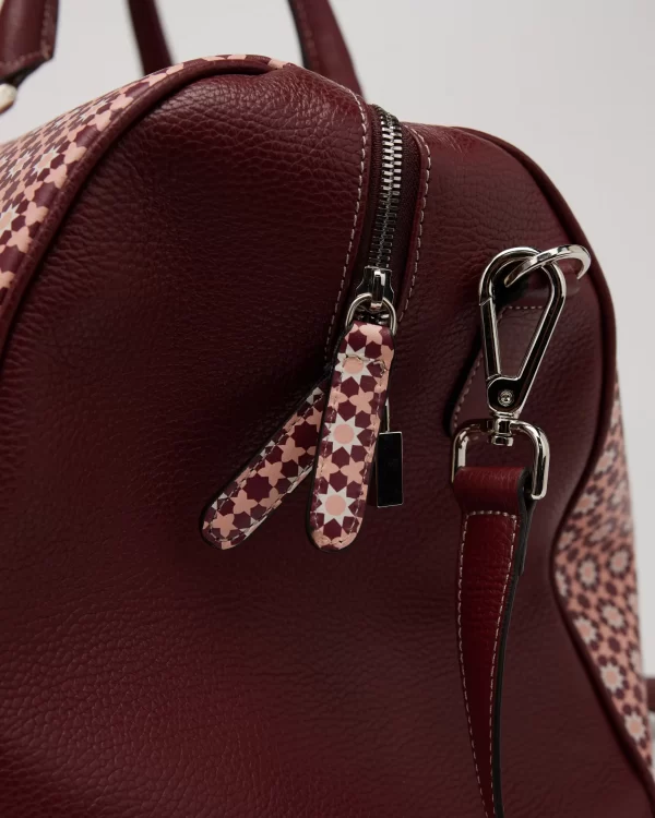 luxury leather travel bag and weekend bag nora's bags