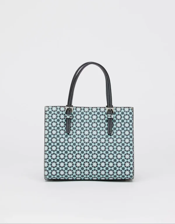 This luxurious handbag is inspired by Moroccan historical heritage and is handcrafted from the finest materials and calf leather. The bag has intricate detailing and is designed to be both stylish and functional, with a detachable shoulder strap that allows it to be worn over the shoulder or as a crossbody bag. The Asma is the ideal accessory for the modern woman looking to add a touch of elegance to her look.
